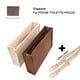 thumbnail image 4 of Forro para neceser, organizador de monedero de 15, 19 y 26 cm con cadena dorada de 120 cm, protector interior de lujo para bolso de mano, 4 of 5