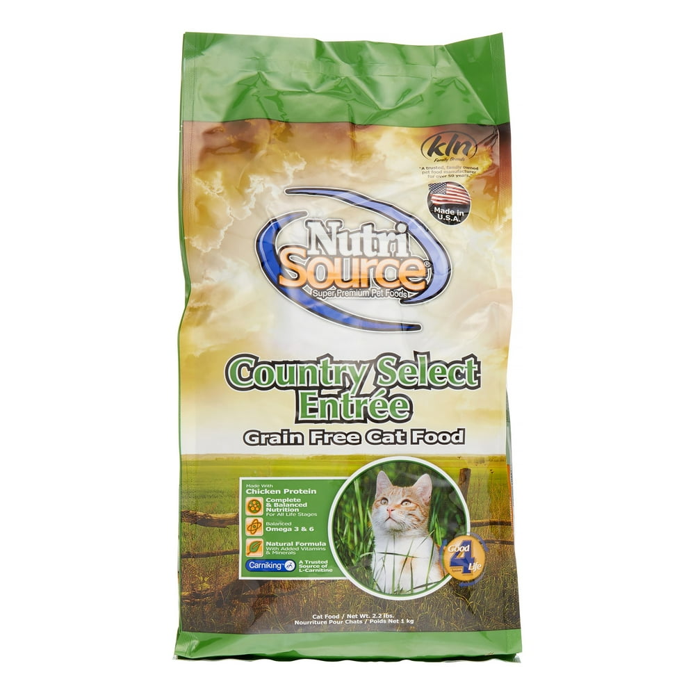 NutriSource GrainFree Country Select Entree Dry Cat Food, 2.2 lb