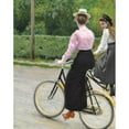 thumbnail image 3 of Paul Fischer 20x24 Black Modern Framed Museum Art Print Titled - On Bike Ride One Summer Day, 3 of 5