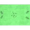 thumbnail image 1 of Ahgly Company Indoor Rectangle Abstract Emerald Green Modern Area Rugs, 3' x 5', 1 of 4