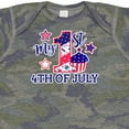thumbnail image 4 of Inktastic My 1st 4th of July with Stars and Cupcake Boys or Girls Baby Bodysuit, 4 of 5