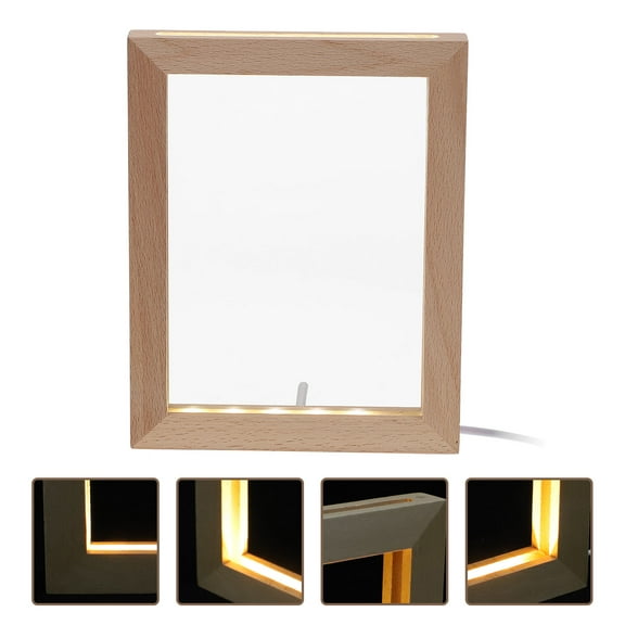 YUNLIGHTS Illuminated Picture Frame Minimalist 1 Set