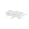 thumbnail image 4 of Fiudx Caja de Almacenamiento para Refrigerador, Plástico Transparente, Gran Capacidad, Tapa para Mantener La Frescura con Escurridor, Apta para Alimentos, Ideal para Refrigerador, Solución de Almacen, 4 of 7