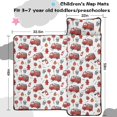 thumbnail image 5 of Fireman and Sign White Pattern Teens Toddler Nap Mat with Pillow, Sleeping Mat Bag for Preschool Daycare 59"x22", 5 of 6