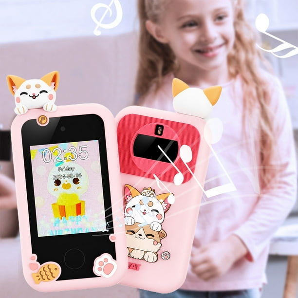 Children Smart Phone Screen Hd Camera Children Phone Birthday Gift Dinosaur Toddler 3 Years And Above Boys Girls Game Phone Travel Toy Preschool