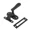 Black S, variant on 1pc Heavy Duty Stainless Steel Latch Anti-Theft Lock Door Buckle Wooden Door Latch Furniture Hardware Door Lock Tool Accessories