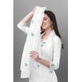 thumbnail image 5 of Trendmalls Women's Wear Cotton Fabric Regular Wear Embroidered Straight Kurta Pant Suit set, 5 of 7