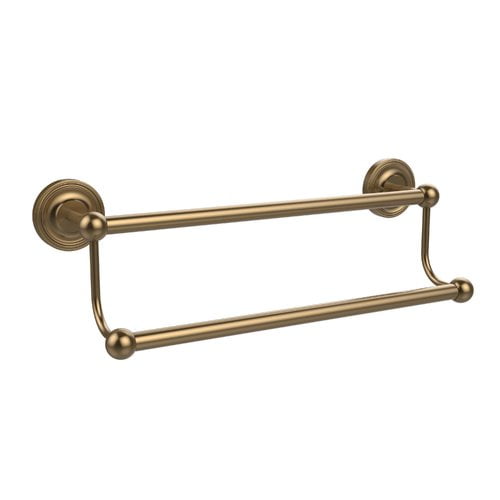 Allied Brass PQN-72/18-SN Prestige Que New Collection 18 Inch Double Towel Bar Satin Nickel Allied Brass PQN-72/18-SN Prestige Que New Collection 18 Inch Double Towel Bar Satin Nickel