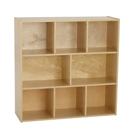 Birch Wide Cabinet - Birch Streamline 8-Compartment Storage Cabinet 36in H