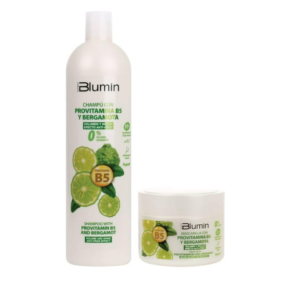 Blumin Kit - Shampoo 1000ml & Mask 300ml With Bergamot and Provitamin B5