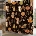 thumbnail image 4 of Nanqianyi Fall Shower Curtain,Autumn Leaf Fox Bathroom Curtain,47 x 72 Inch Polyester Fabric Waterproof Curtain with Hooks, 4 of 7