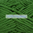 thumbnail image 5 of Uxcell 3Skeins Chenille Yarn Blanket Yarn 3x100g/10.5oz Polyester Soft Knitting Moss Green, 5 of 6