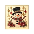 thumbnail image 3 of Christmas Top Hat Christmas Snowman Diamond Painting Craft Kit Winter Cute 3d Pearl Art Beginner Diy Fall Home Decor Wall Art Beginner Friendly Full Kit for Wall Home Decor, 3 of 7