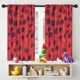 thumbnail image 5 of Blackout Kids Curtains,Red Cheetah Leopard Pattern Childrens Insulated Curtains Set Of 2,Bedroom Essentials,Toddler Room Decor 42"x54", 5 of 5