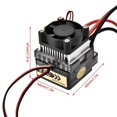 thumbnail image 5 of 320A Double Way ESC Brush Motor Speed Controller with Fan for RC Model Car Boat, 5 of 8