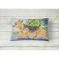thumbnail image 2 of Dog Portrait/Landscape Painting Fabric Decorative Pillow, 2 of 3