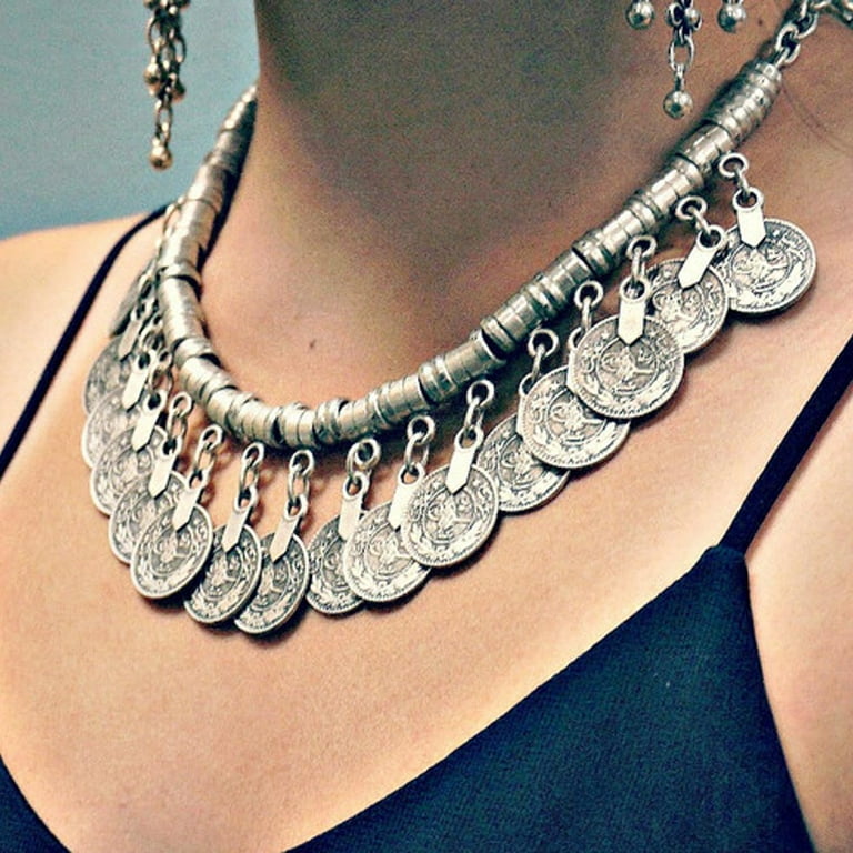 Women Stylish Pretty Boho Fashion Ethnic Statement Bib Pendant