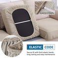 thumbnail image 4 of Smiry Couch Cushion Covers, Waterproof Couch Cover, Stretch Sofa Slipcovers, Washable Sofa Cushion Covers, Sofa Protective Cover Suitable for Pets and Kids (Chaise Cover, Taupe), 4 of 6