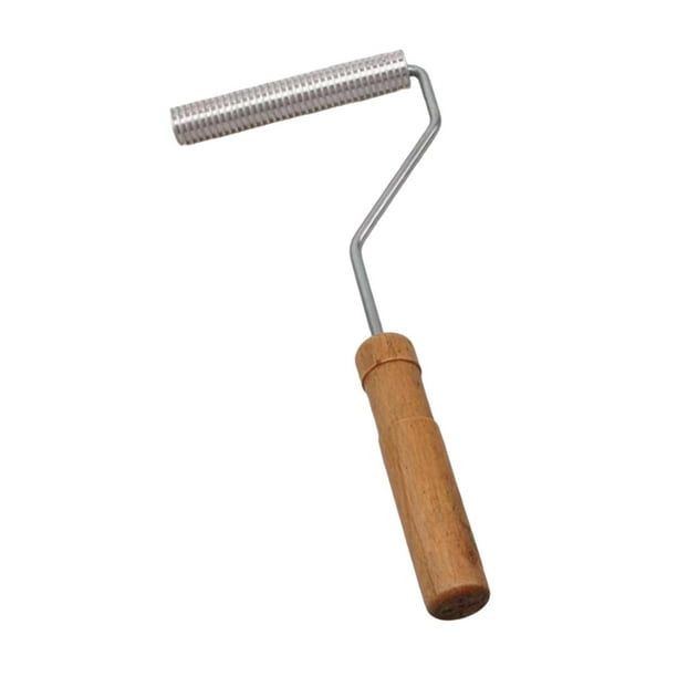 Herramienta de rodillo de fibra de vidrio, mango ergonómico, Kit de rodillo de pintura laminado antideslizante para 25mm x 125mm