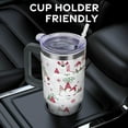 thumbnail image 6 of Christmas Gifts 40 oz Tumbler with Handle and Straw Lid,Cute Gifts for Women Santa Claus Sleigh Xmas Tree Vacuum Insulated Leak Proof Tumbler,Winter Holiday Accessories Stainless Steel Coffee Cup Mug, 6 of 6