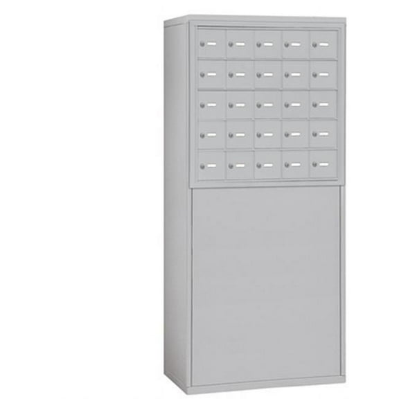 Salsbury  Free-Standing Enclosure For 19055-25 And 19058-25 Recessed Mounted Cell Phone Lockers - Aluminum