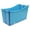Blue, variant on ToppiJoy Foldable Bathtub, Portable Collapsible Bathtub, Modern Plastic Freestanding Bathtub, 85L Small Pink