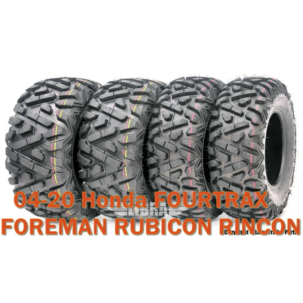 Set 4 WANDA ATV Tires 25X8X12 25X10X12 fit 0420 Honda FOURTRAX FOREMAN