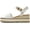 Natural, variant on Womens Diana Canvas Platforms Wedge Sandals Beige 6 Medium (B,M)