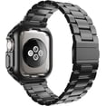 thumbnail image 2 of Bracelet et Étui en Acier Inoxydable Compatible avec Apple Watch, 2 of 4