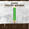 thumbnail image 2 of Rugged Ranch High End Hen Elevated 2 Gallon Poultry Waterer and Mounting System, 2 of 9