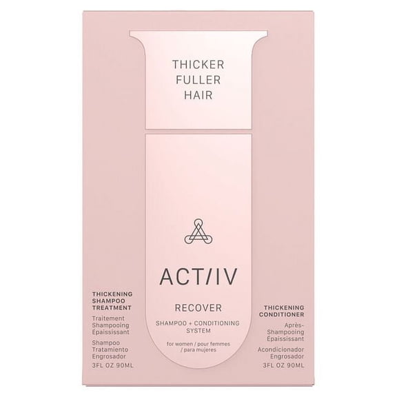 Recover Shampoo & Conditioning System for Women Recover by ACTiiV Hair Science 3oz