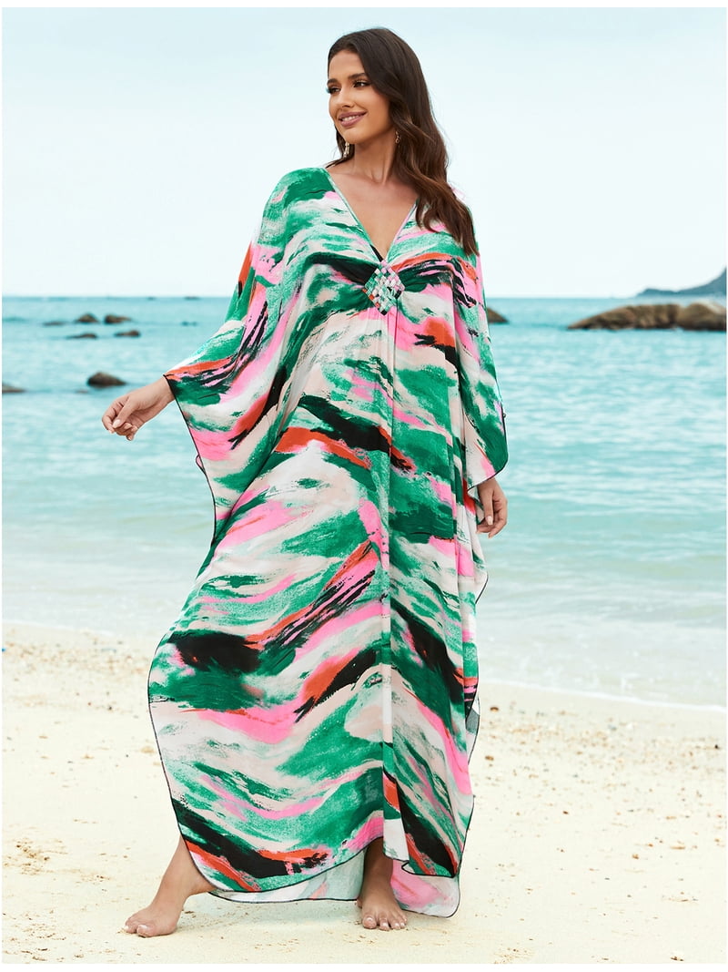 Plus Size Kaftans for Women Printed Maxi Beach Dress Woven V-neck Caftan Tunic Summer Resort Wear Loose House Dress Oversized Muumuu Dresses Middle Eastern Abaya - Walmart.com Plus Size Kaftans for Women Printed Maxi Beach Dress Woven V-neck Caftan Tunic Summer Resort Wear Loose House Dress Oversized Muumuu Dresses Middle Eastern Abaya - Walmart.com