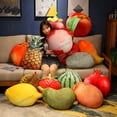 thumbnail image 2 of Jouet en Peluche Fruits Réalistes 35-55 cm Simulation Pomme Melon D\'eau Citron Litchi Ango Fraise Ananas Durian Coussin Rembourré, 2 of 5