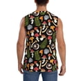 thumbnail image 4 of Balery Mushrooms Camisetas sin mangas para hombre, absorbe la humedad y protege contra el mal olor.-Medium, 4 of 7