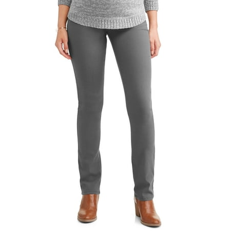 

Oh! Mamma Maternity Full Panel Twill Bootcut Pants - Available in Plus Sizes