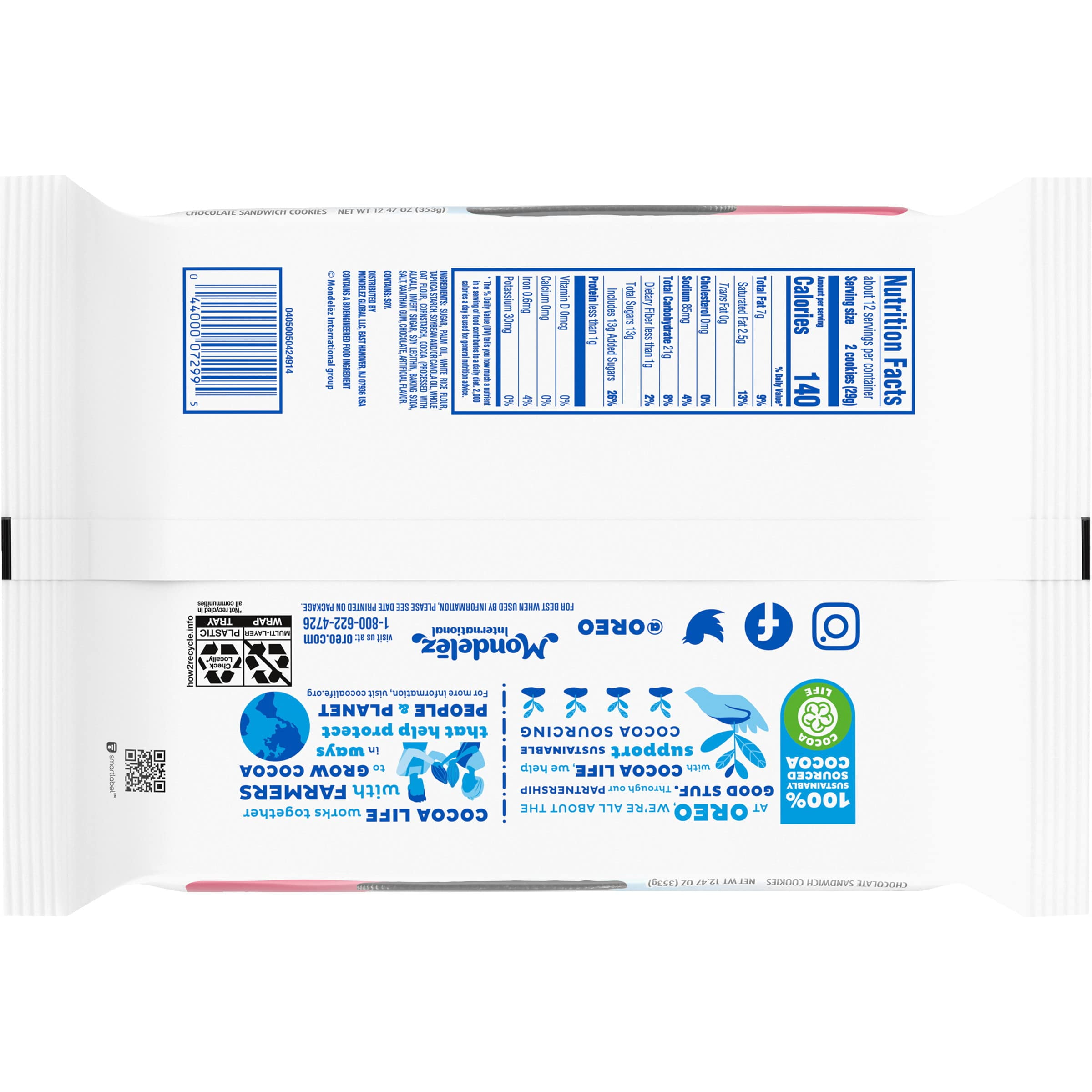 Oreo Double Stuf Gluten Free (Pack of 18)