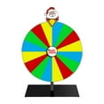 thumbnail image 1 of veasfak Rotating Wheel Drinking Game with Stand Multi Slots Editable Roulette Wheel for Santa Claus, 1 of 9
