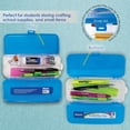 thumbnail image 6 of BAZIC Plastic Pencil Case 8" Double Deck Utility Storage Box, Bright Color, Multi Purpose Organizer, 144-Packs, 6 of 7
