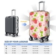thumbnail image 6 of Daiia Strawberry Floral Luggage Cover, Thickened Washable Travel Luggage Covers, Elastic Unique Baggage Covers for 18-20 inch Luggage(excluding luggage)-Large, 6 of 9