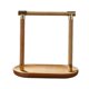 thumbnail image 4 of Bandeja de madera para servir, bandeja de mesa, soporte versátil, bandeja decorativa para organizar regalos, bandeja de madera para postres, aperitivo 18cm x 10cm x 17cm, 4 of 7