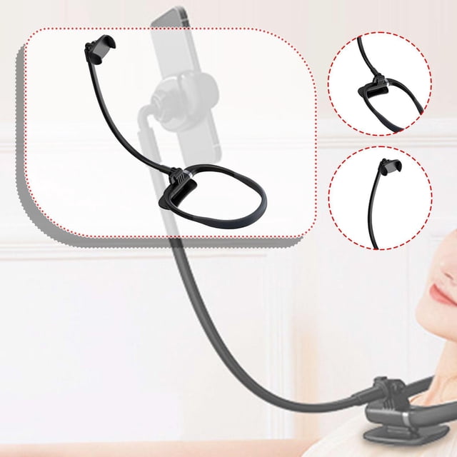 Soporte de teléfono del cuello soporte flojo flexible Selfie Mount 360 degree Rotación Soporte de teléfono universal para la mesa de la habitación viendo