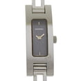 thumbnail image 1 of Pre-Owned Gucci 3900L Stainless Steel Quartz Analog Watch with Black Dial for Women, 1 of 8
