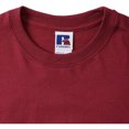 thumbnail image 4 of Russell Europe - Camiseta básica/clásica de manga corta para hombre - 100% algodón de primera  (Rojo), 4 of 5