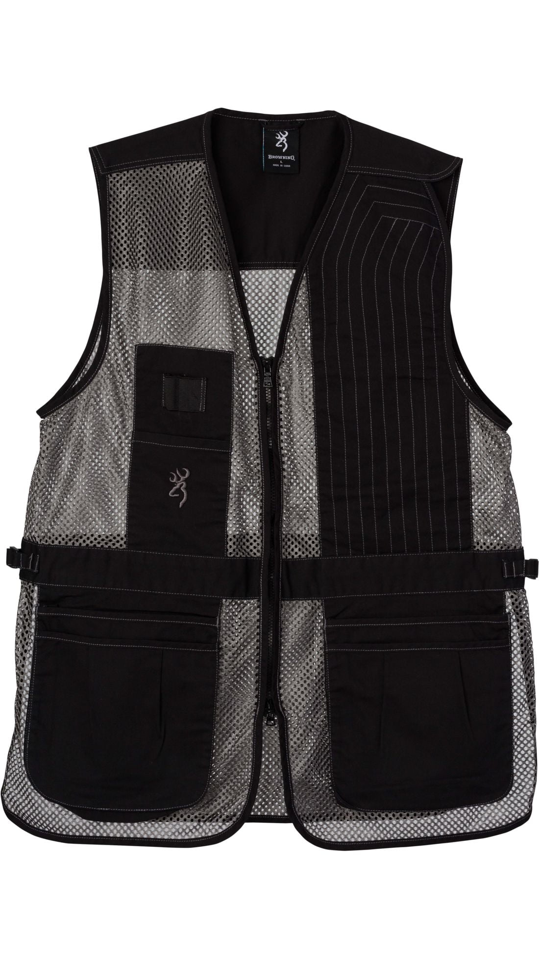 Browning Trapper Creek Mesh Shooting Vest Left Hand Black Medium