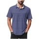 thumbnail image 2 of Blusa y camisa de manga corta con cuello vuelto para hombre, blusa de manga larga con solapa y botones estampados, blusa de poliéster para hombre, 2 of 5
