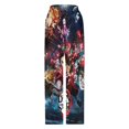 thumbnail image 4 of Demon Slayer Pajama Pants Long Sleep Pants Soft Elastic Waist PJ Bottoms Lounge Pants, 4 of 7