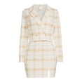 thumbnail image 5 of No Boundaries Juniors Cropped Blazer and Skirt Set, 2-Piece, Sizes XS-3XL, 5 of 5