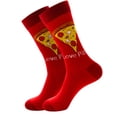 thumbnail image 1 of Chaussettes Géométriques pour Hommes et Femmes, Chaussettes à Rayures de Rue, Chaussettes Astronaute, Chaussettes de Sport, Chaussette Rouge, 1 of 2