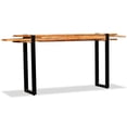 thumbnail image 2 of vidaXL Table Console Bois Récupéré Massif Réglable, 2 of 5