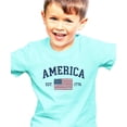 thumbnail image 5 of America Est 1776 Patriotic Shirt for Men Women Kids Family Matching 4th of July American Flag Tee Chill Shirt 4T, 5 of 7